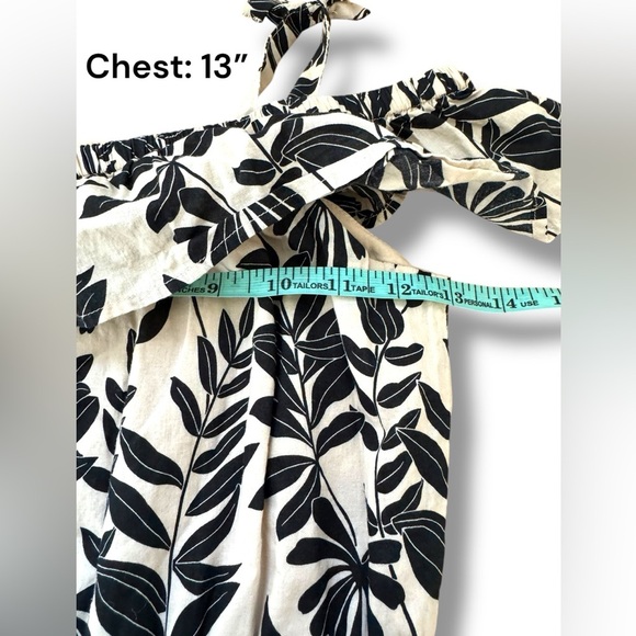 Janie & Jack Sz 8 Palm Floral Jumpsuit SZ 8 - Picture 7 of 11